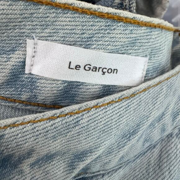 Frame Le Garçon Straight Leg distressed Jeans - Picture 6 of 7